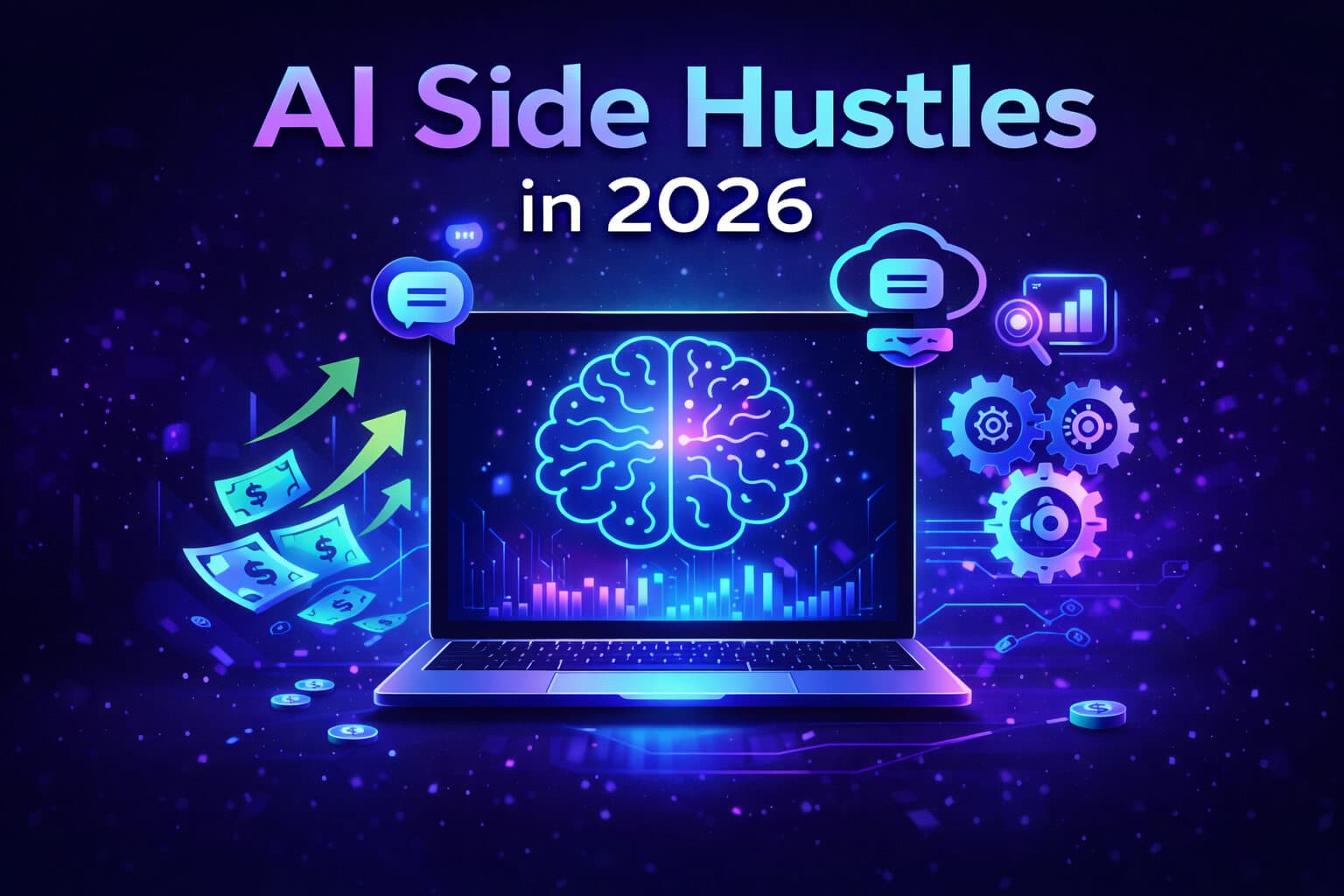 AI Side Hustles 2026 Real Income Models | Moonlite Money