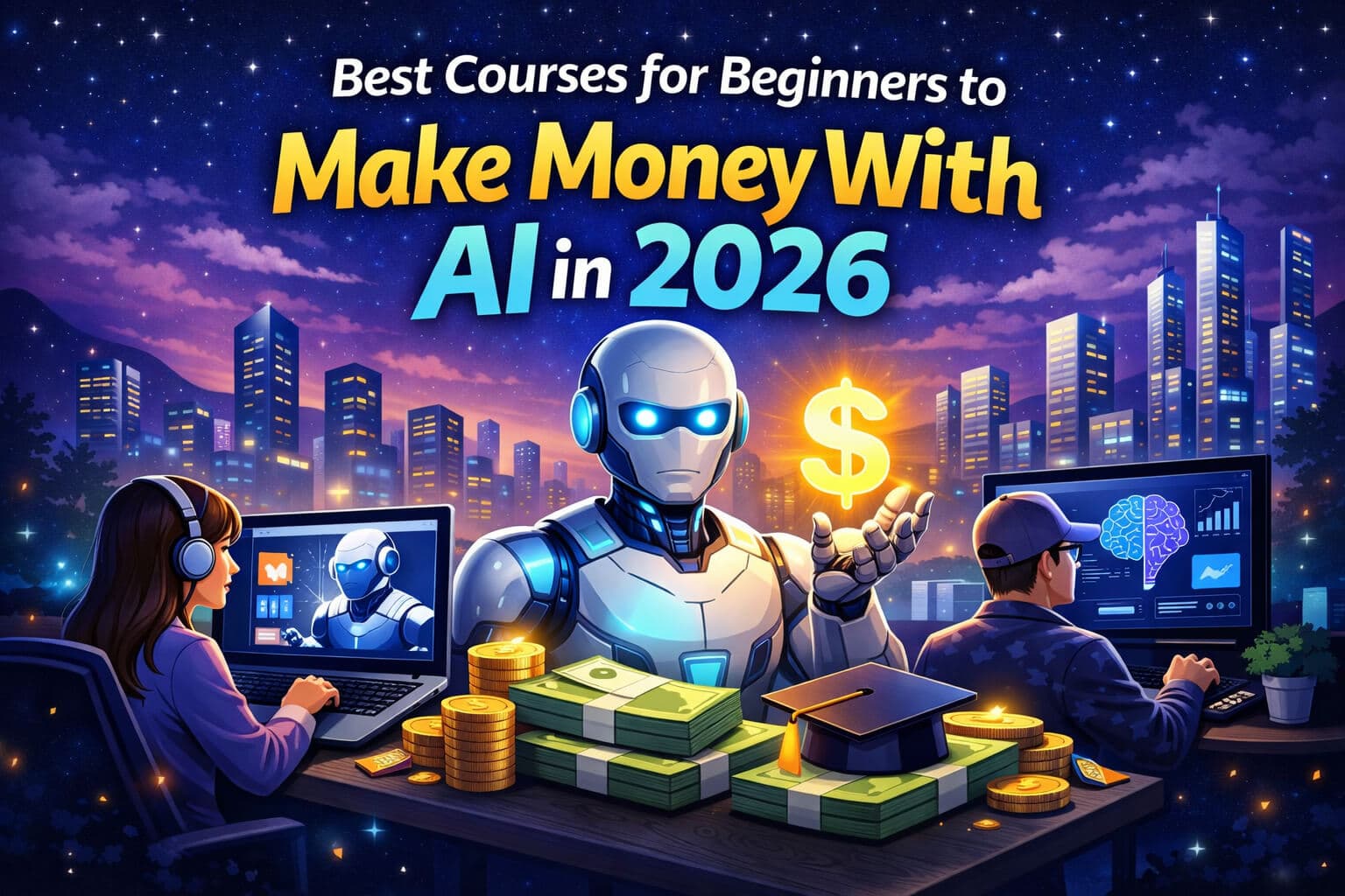 Best Courses for Beginners to Make Money With AI in 2026