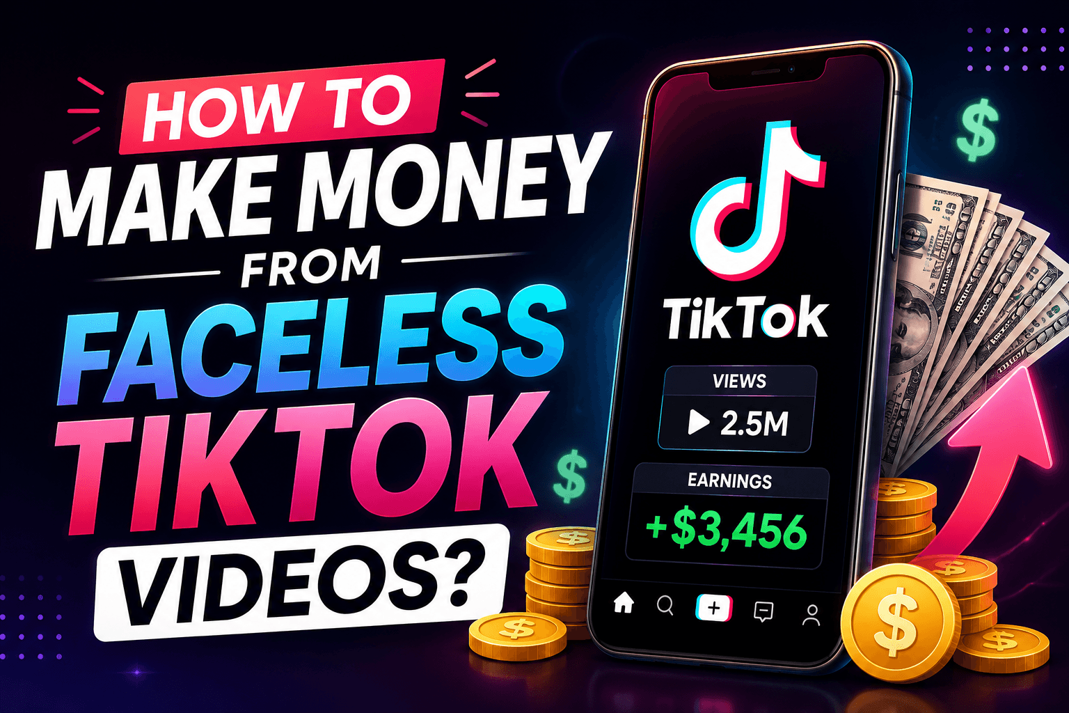 How To Make Money From Faceless TikTok Videos?