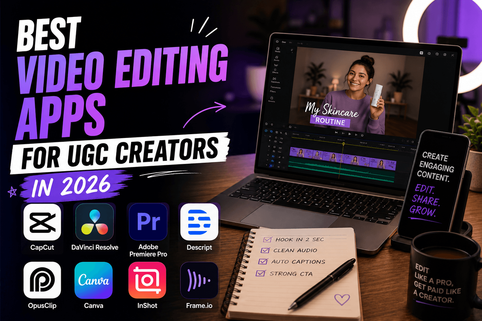 Best Video Editing Apps for UGC Creators (2026 Guide)