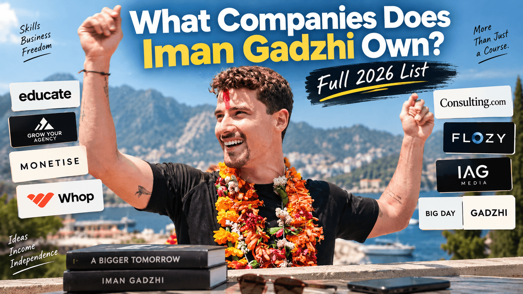 What Companies Does Iman Gadzhi Own? Full 2026 List