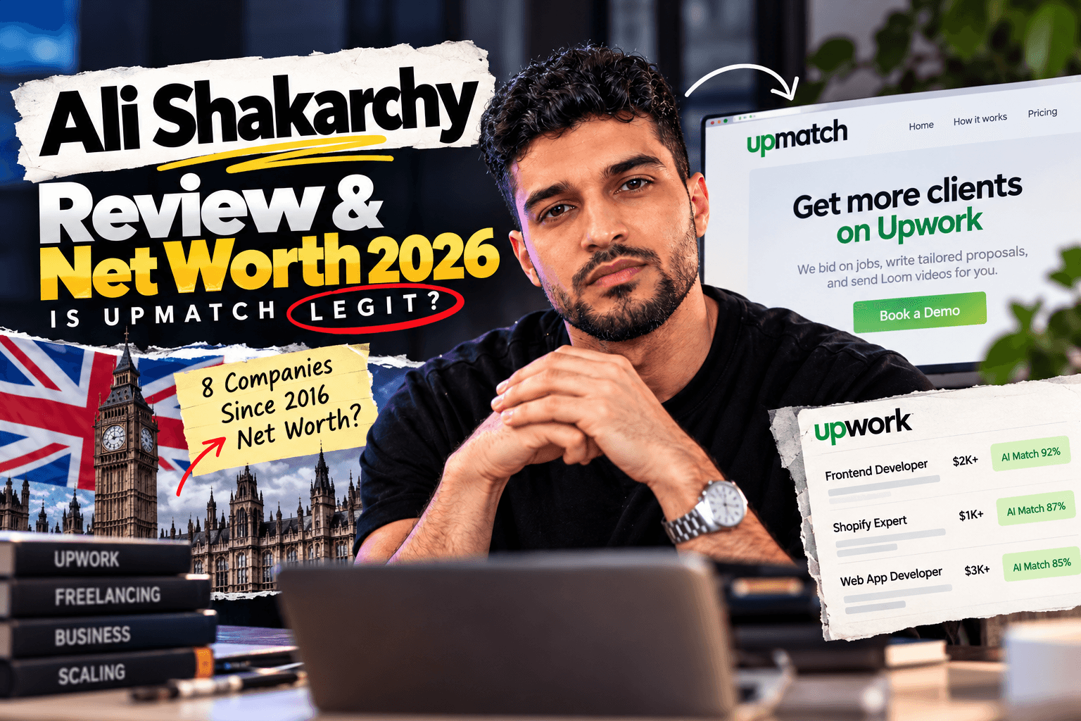 Ali Shakarchy Review & Net Worth 2026: Is UpMatch Legit?