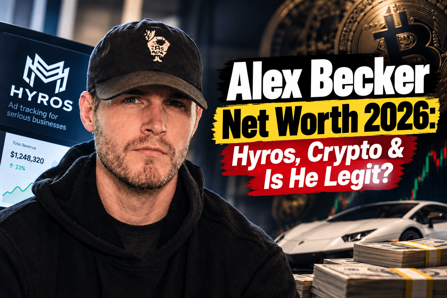 Alex Becker Net Worth 2026: Hyros, Crypto & Is He Legit?