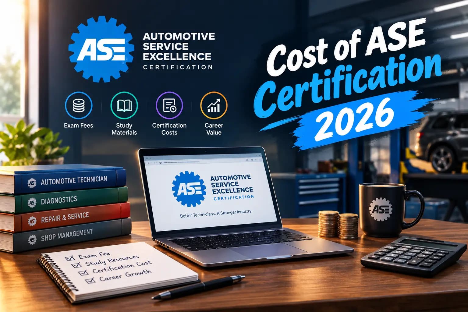 Cost of ASE Certification (2026): Official Test Fees
